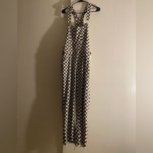 UNIF checkered overalls